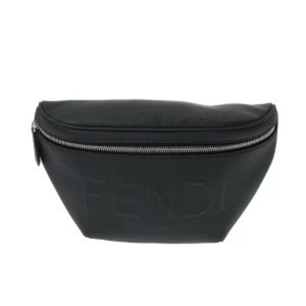 Fendi Navy Blue Leather Body Bag